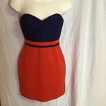 Silence + Noise Urban outfitters bright strapless body con dress Photo 6