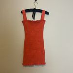 Capulet Revolve  Viviane Smocked Mini Dress Linen in Papaya Size‎ Medium Photo 9