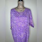 LuLaRoe  Discontinued Irma Top in Purples, Pink, Yellow, Lavender & White Size L Photo 1