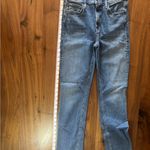 MOTHER | The Mid Rise Dazzler Ankle Fray | 27 Blue Photo 5