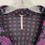 Free People Easy Rider Sheer Black Floral Print Buttondown Shirt Size Small Photo 5