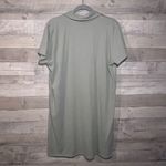 Eddie Bauer Sage Green Thistle Textured Short Sleeve Collared Dress Photo 6