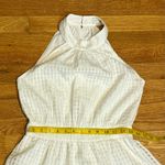 Adelyn Rae  Women’s XS White Checker Angel Check Seersucker Sleeveless Dress Chic Photo 2