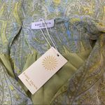 Ramy Brook NWT  paisley Hayley midi dress tassel sz L Photo 6