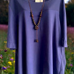 Bohemian Beaded‎ Ceramic Brown Necklace Ethnic Style Flower Pendant Necklace Photo 0