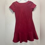 Newbury Kustom  Boutique Burgundy short sleeve dress size small Photo 3