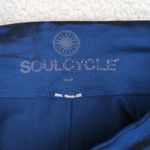 SoulCycle Skull Blue Black Tie Dye Cropped Leggings Women's Size Small Capri Photo 6