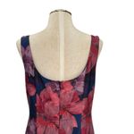 Hutch Luna Dress Gown Maxi Floral Print Tiered Navy Blue Pink Size US 10 Photo 8