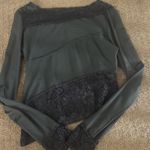Lace black long sleeve Size M Photo 0