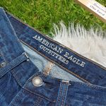 American Eagle  AE Vintage Hi-Rise Size 2 Short Jeans Blue Summer Cropped Trendy Photo 8