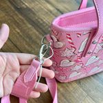 Betsey Johnson NWOT RARE Christmas Cookie Candy Cane Pink Holiday Tote Bag Photo 3