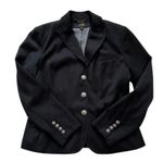 Allen by ABS Blazer Black Button Front Flap Pockets Long Sleeve Jacket Size 12 Photo 11