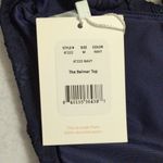 ANDIE Belmar Top Navy Blue Bikini Triangle Swimwear Bathing Suit Twisted M New Photo 10