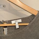 Joie  dress quora olive green ruffle fatigue 100% linen olive green medium Photo 6