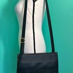 Crazy Horse Elegant Black Leather Shoulder Bag Photo 0