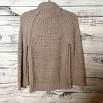 Lulus Chunky Knit Turtleneck Sweater Soft & Cozy Mauve Sm Pink Photo 2