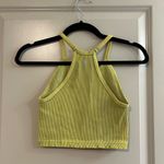 FP Movement by Free People Yellow Ribbed Tank Top Green Size undefined Photo 2