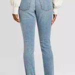 Universal Threads New Short Length Distressed Raw Hem Skinny Jeans Medium Wash Photo 1