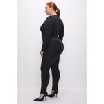 Good American  Good Legs Black Coated Skinny Jeans Plus Size 24 NWOT Photo 8