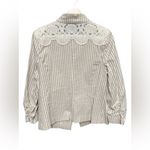 Roz & Ali Striped Blazer Jacket Photo 2