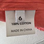 Apiece Apart Meta Tank Womens Coral 6 Cotton Cropped Sleeveless EUC Photo 6