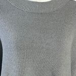 Free People  Easy Street Crop Pullover Sweater in Grey Size XL Preppy Fall Photo 9