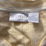 Liz Claiborne Vintage Elizabeth by  Butter Yellow Cardigan Sweater V-Neck Photo 3