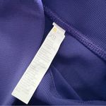 Zella Luxe Rib High Waist Bike Shorts Purple Photo 4