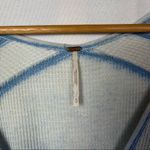 Free People  Light Blue Pacific Thermal Long Sleeve S Photo 4