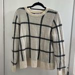 Old Navy  black/white windowpane sweater size large Photo 0