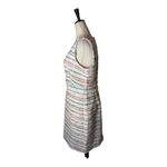 J.Crew  Dress Women 8 White Multicolor Striped‎ Tweed Sheath Mini Preppy Career Photo 5