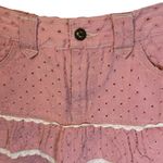 POL NWT Pink Ruffled Short Eyelet 100% Cotton Skirt Size Small Photo 2