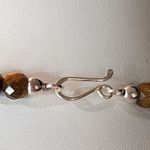Jay King Sterling Silver & Tiger's Eye Beaded Necklace Photo 2