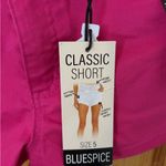 Blue Spice  Women's Fuchsia Jean Shorts Photo 3