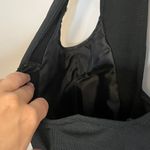 wilson's leather Wilson’s Leather Vintage Black Suede & Knit Body Con Dress Sz M Photo 8