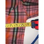 New York And Company Woman's Long Sleeve Plaid Blouse Photo 9