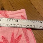Tahari  Linen Pink Palm Tree Crop Pull on Elasticated Waist Culottes w Pockets S Photo 3
