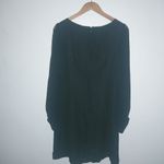 Sharagano  12 Black Pleated Long Sleeves Mini Dress Funeral Photo 5