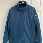 Obermeyer  Women’s Winter Ski Jacket Size 14 Blue Insulated Nylon Polyester Coat Photo 1