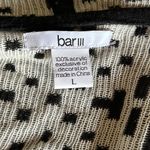 Bar III geometric open knit cardigan asymmetric hem Photo 4