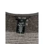 Nic+Zoe  shades of gray cardigan sweater sz S Photo 3