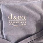 Denim And Co Womens Tunic Shirt Size 3X Oversized Loose Comfy Breathable Classic Blue Photo 6