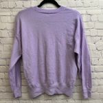 Madewell  Cashmere Purple Relaxed Crewneck Sweater Women's Small Soft Basics Photo 3