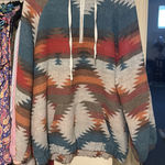 Main Strip Aztec Quarter Zip Hoodie Multiple Size XL Photo 0