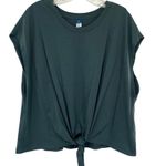 Old Navy  Women’s Everywear Tie Front Cap Sleeve Top Photo 0