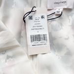 NWT Cinq a Sept Luka Floral Asymmetric Silk Slip Dress Cream Pink Ruffle Size 8 Photo 12