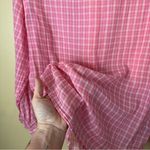 Ralph Lauren Vintage Lauren  Sheer Pink Blouse Size Small Photo 2