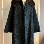 Vtg. Mink Astrakin by Lepshire made in France. Black Photo 0