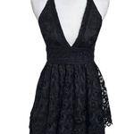 Lovers + Friends  Moon Dance Lace Mini Dress Women’s Size Small Crisscross Back Photo 1