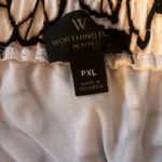 Worthington  Maxi Skirt PXL drawstring neutral floral Photo 5